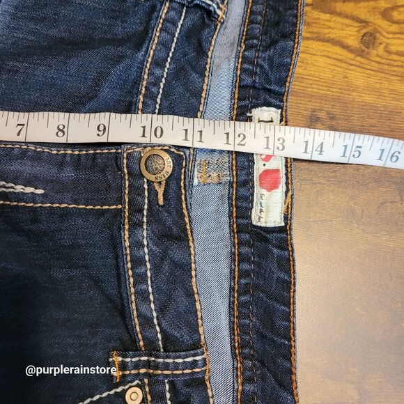 1st Kiss Jeans 20 Skinny High Rise Embellished Thick Stitch Dark Wash Stretch - Picture 8 of 12